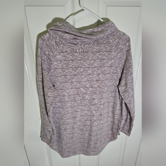 LOFT Outlet Womens Striped Cowl Neck Tunic Sweater Large - Picture 9 of 10